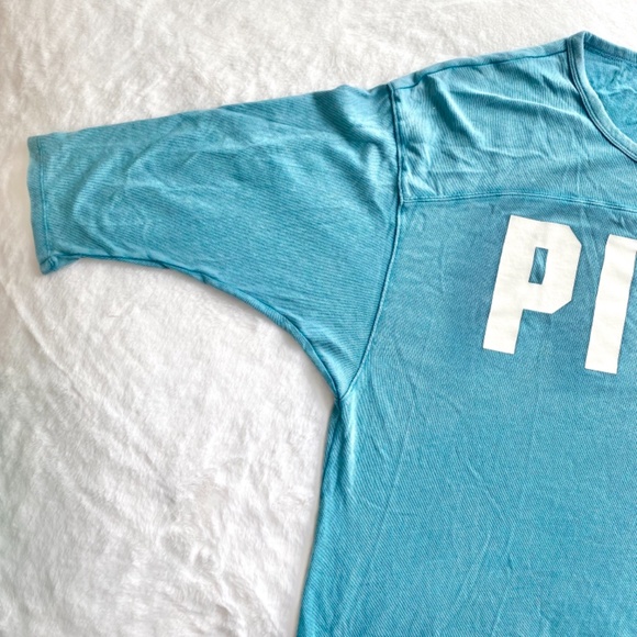 Victoria Secret Pink Shirt in Teal in Size Large - Picture 5 of 10